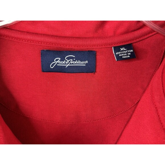 Jack Nicklaus 1/4 Zip Pullover Men’s Red Golf Sweater Size XL - Picture 8 of 8